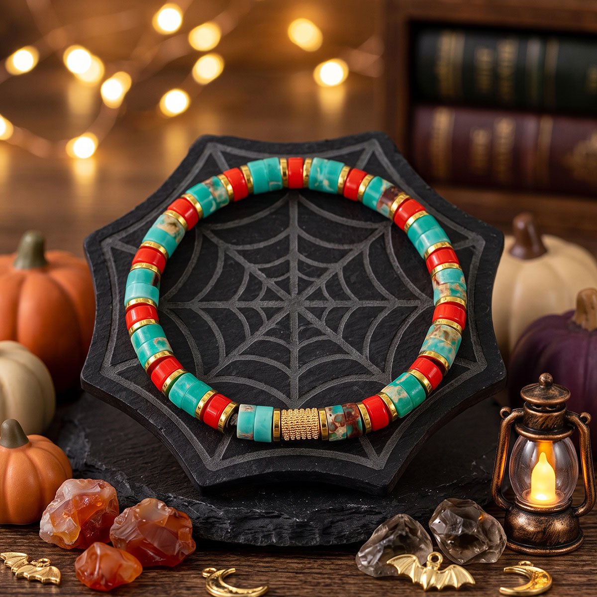Shoushan Stone Beaded Bracelet for Wealth and Happiness